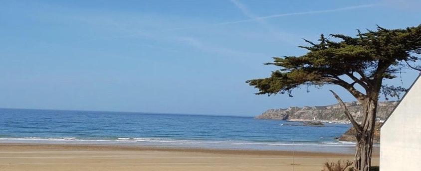 Glaz-Zen - Spacieux Appt Face A La Mer Erquy Bagian luar foto